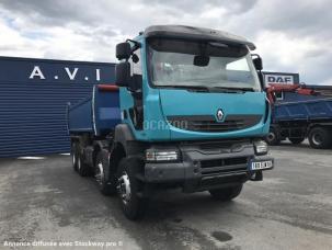 Benne basculante de chantier et de TP Renault Kerax