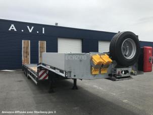 Porte-engins MAX Trailer MAX100 extensible table hydrau