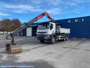 Benne basculante de chantier et de TP Renault Kerax