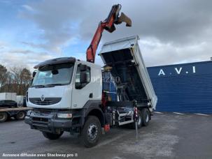 Benne basculante de chantier et de TP Renault Kerax