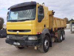 Benne basculante de chantier et de TP Renault Kerax