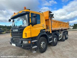 Benne basculante de chantier et de TP Scania P410