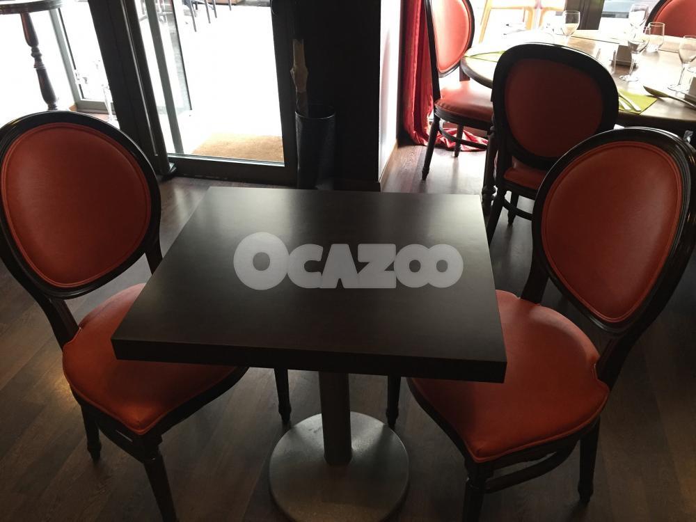 Tables et chaises restaurant intérieur extérieur occasion à vendre Ocazoo