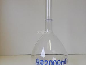 Fiole jaugée 2000ml sans bouchon BRAND