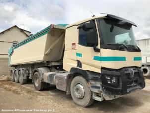 Pour semi-remorque RENAULT + BENNE BENALU KERAX C520