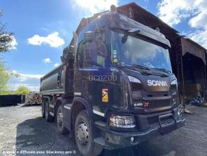 Benne basculante de chantier et de TP Scania G 450 XT