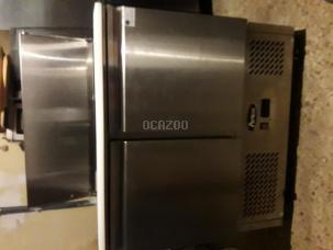 meuble refrigere inox 2 portes