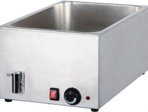 bain marie gn1 avec vidange